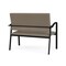 Lesro Newport 2 Seat Tandem Seating Metal Frame No Center Arms, Black, MD Farro Upholstery NP1501 - alternate 2
